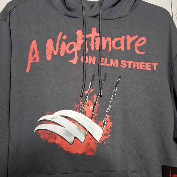 A Nightmare On Elm Street Hoodie Pullover Sweatshirt Freddy Krueger Mens XL New - Picture 3 of 10